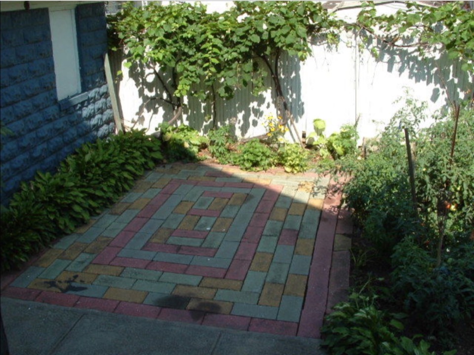 Backyard patio