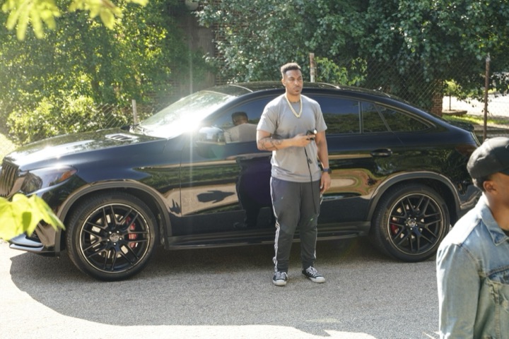 Behind the scenes: car shoot crew walk