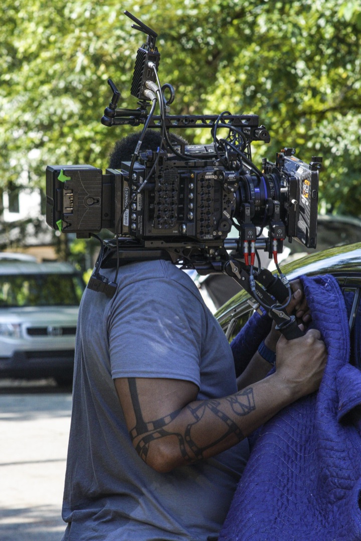 Behind the scenes: car shoot shoulder rig