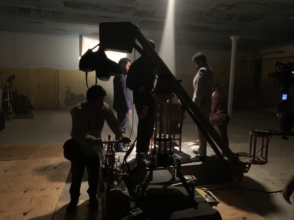 Behind the scenes: crane night