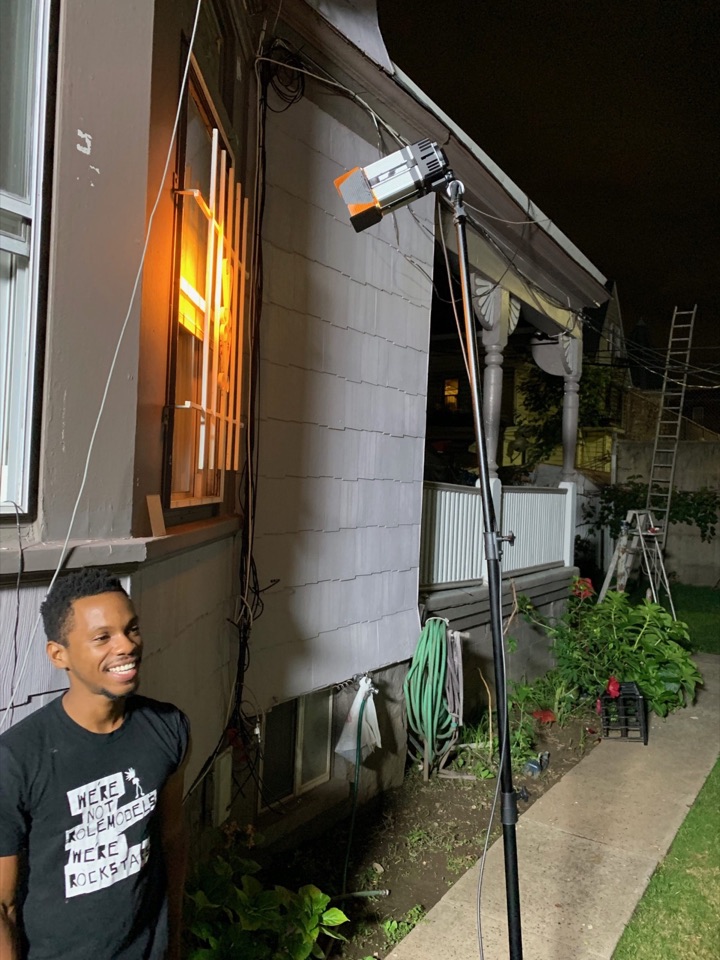 Behind the scenes: night light stand