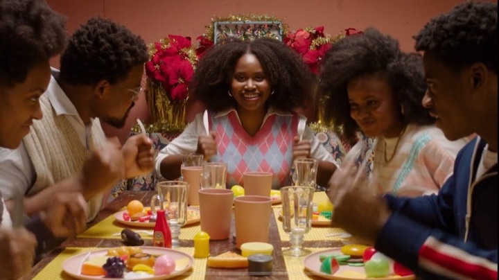 Family dinner table