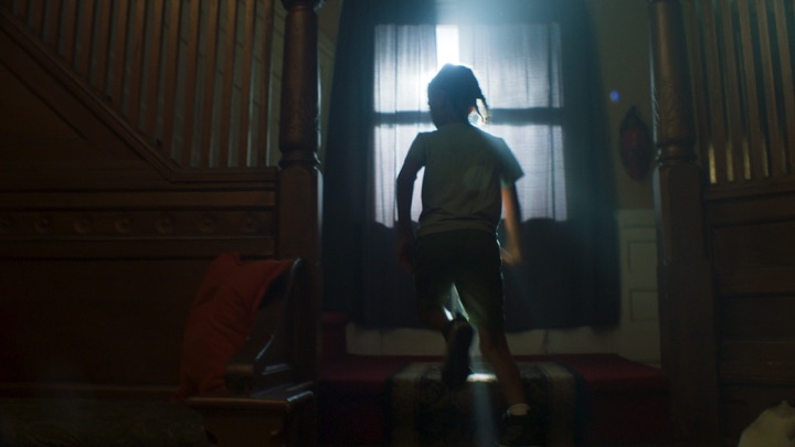 Kid window silhouette