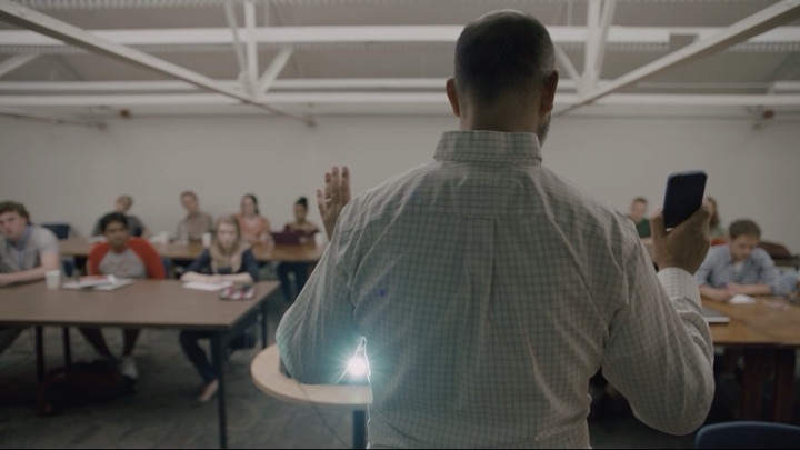 Lecture room phone light
