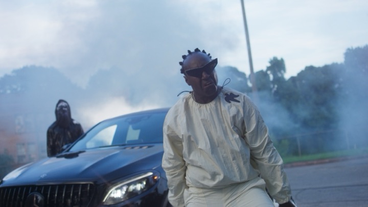 Mercedes smoke portrait