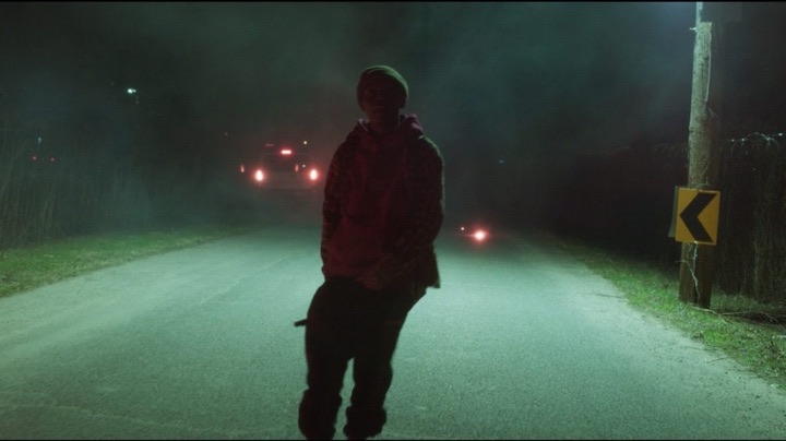 Night road walker