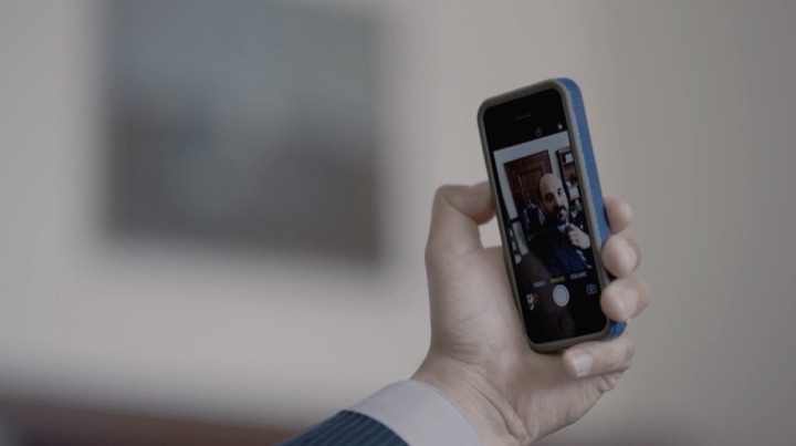 Phone in hand