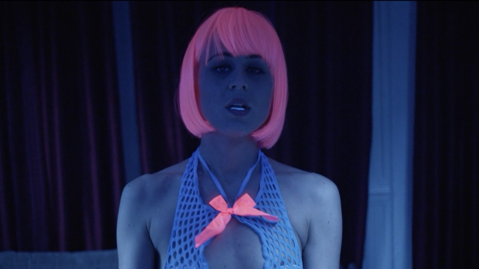 Pink wig portrait