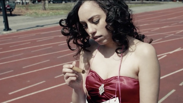 Red dress track