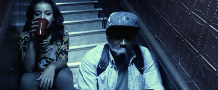 Stairwell couple