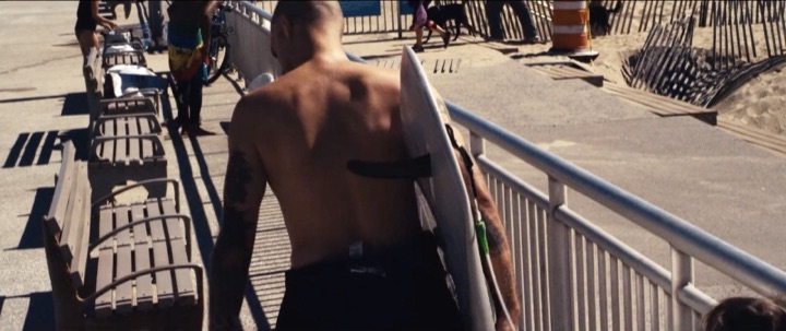 Surfer boardwalk