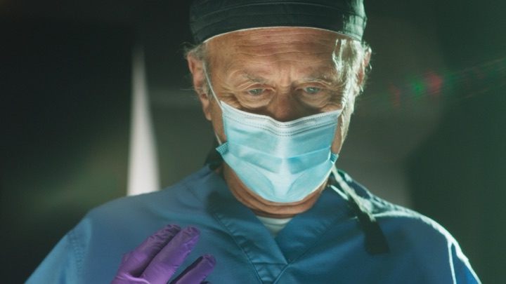 Surgeon mask green