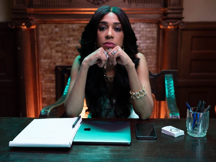 Woman at desk